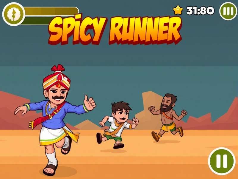 Spicy Runner Game Screenshot